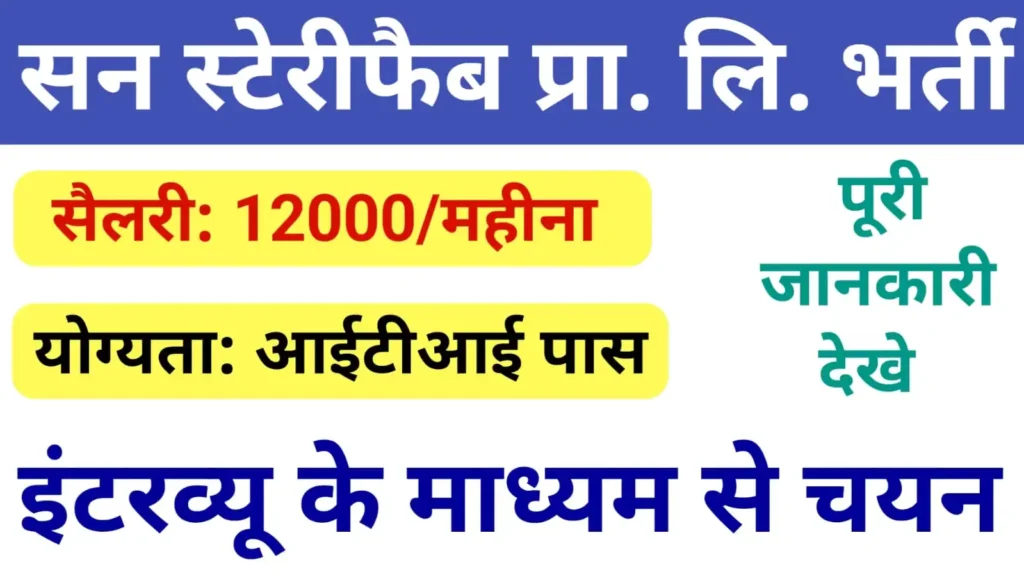 sun-sterifaab-pvt-ltd-recruitment-2024