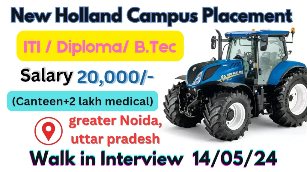 New Holland Campus Placement