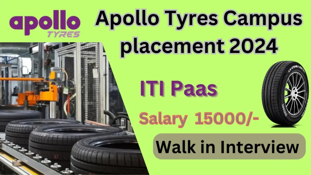 Apollo Tyres Campus Placement 2024