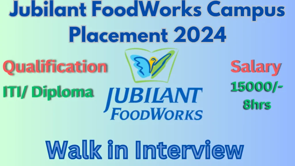 Jubilant Foodworks Campus Placement 2024