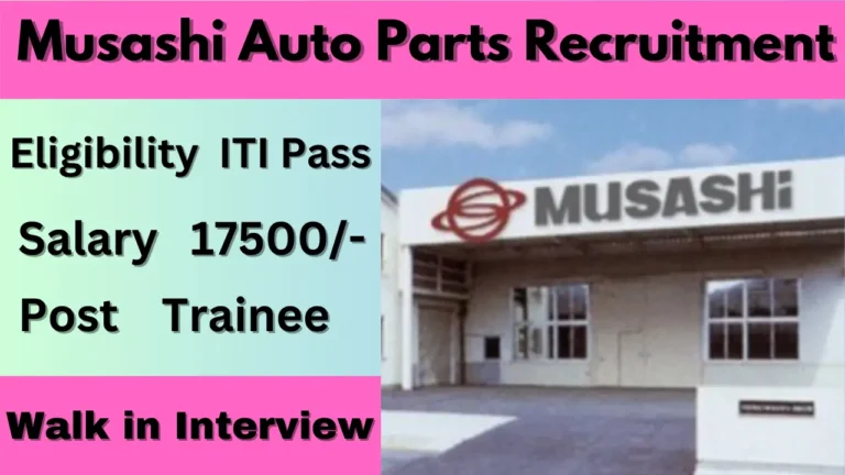 Musashi Company Campus Placement 2024