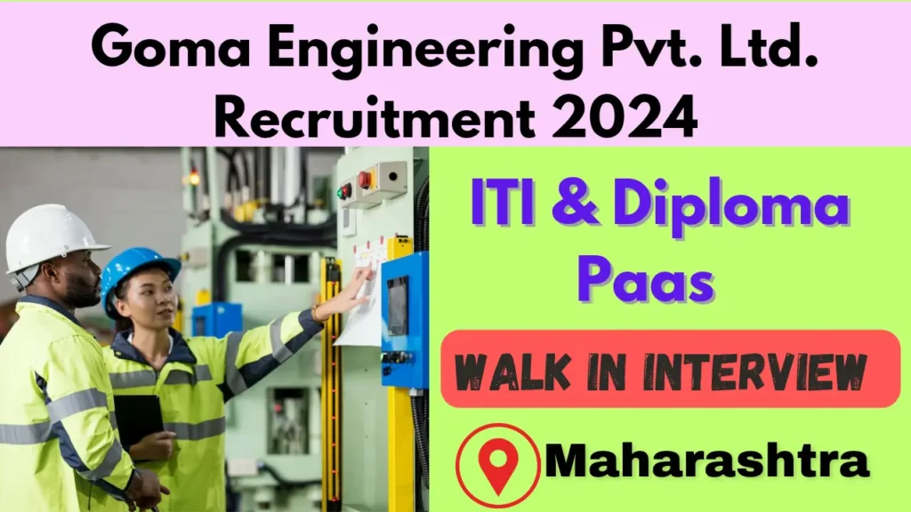 Goma Engineering Recruitment 2024