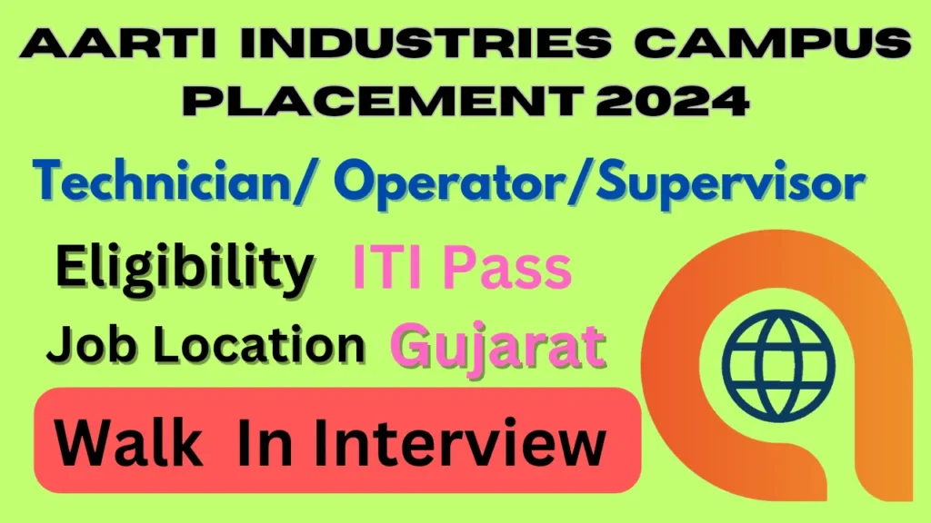 Aarti Industries Campus Placement 2024