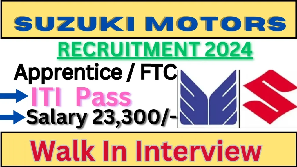 Suzuki Motors Campus Placement