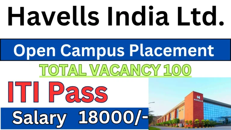 Havells India Campus Placement