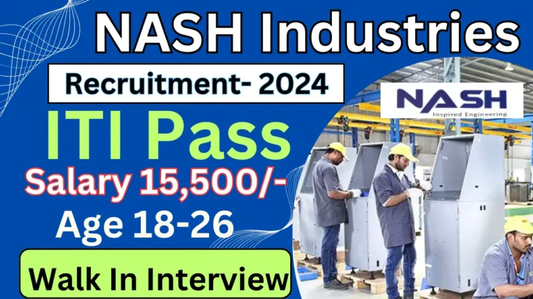 Nash Industries Campus Placement