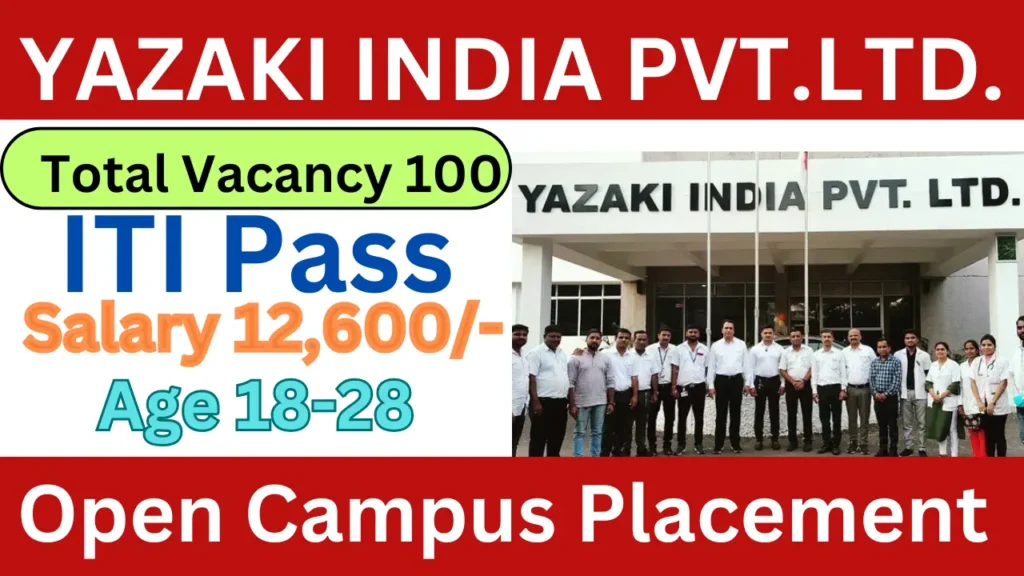 Yazaki India Campus Placement 2024