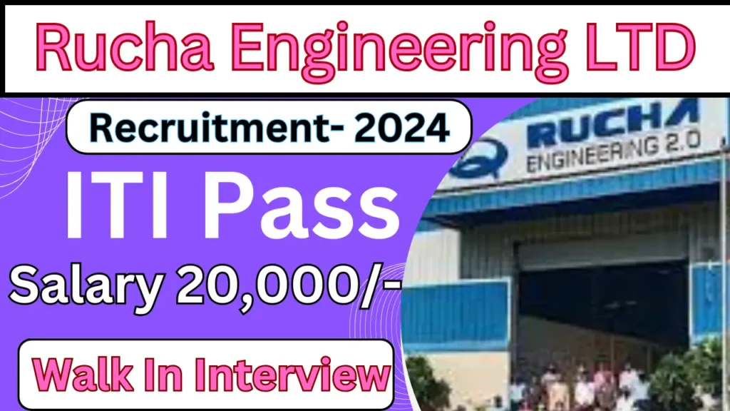 Rucha Engineering Campus Placement