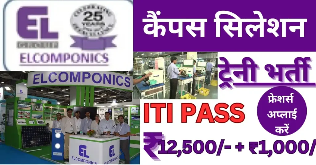 Elcomponics Sales Limited Recruitment 2024