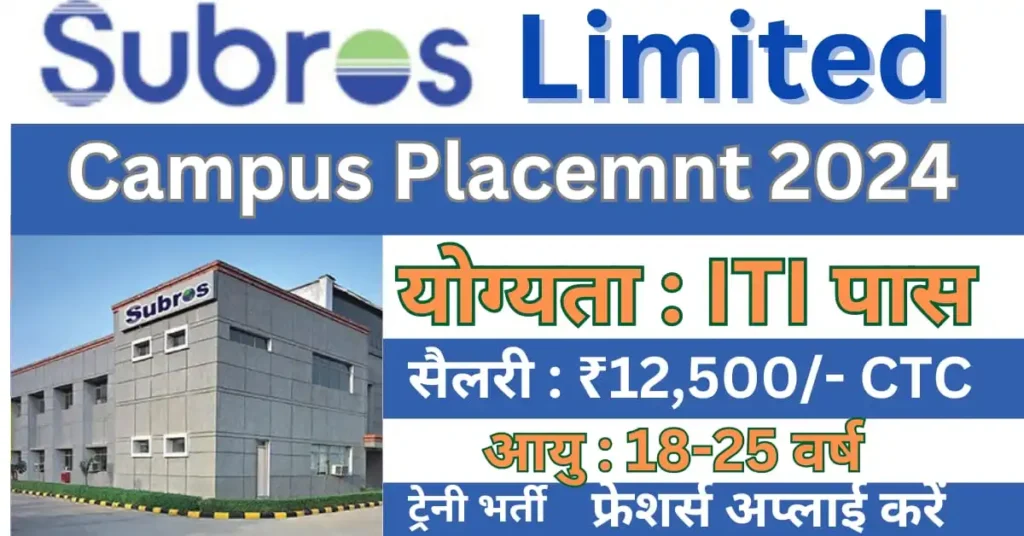 Subros Limited Campus Placement 2024