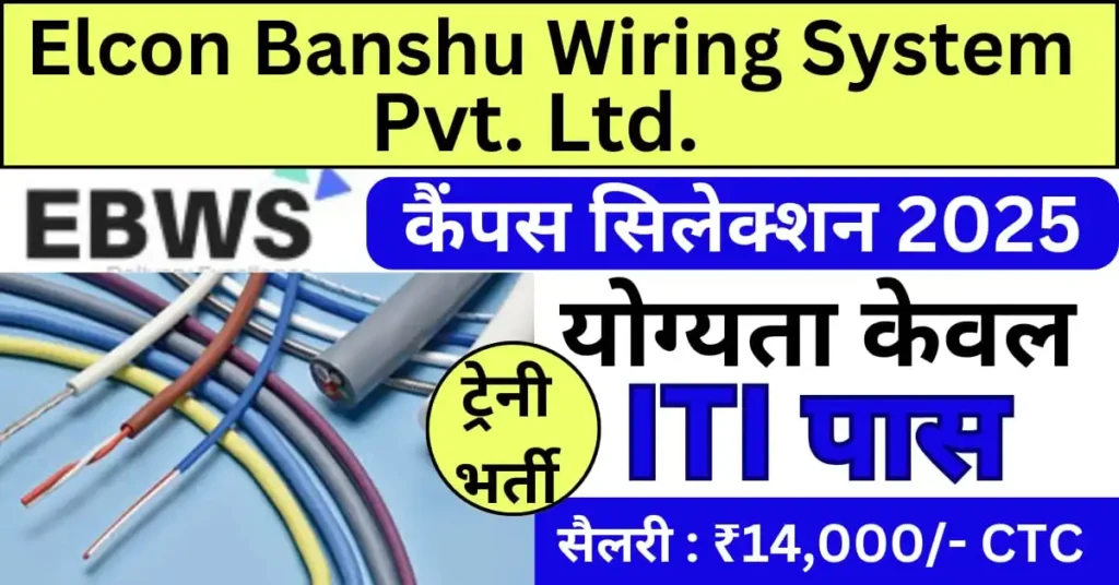 Elcon Banshu Wiring System Campus Placement 2025