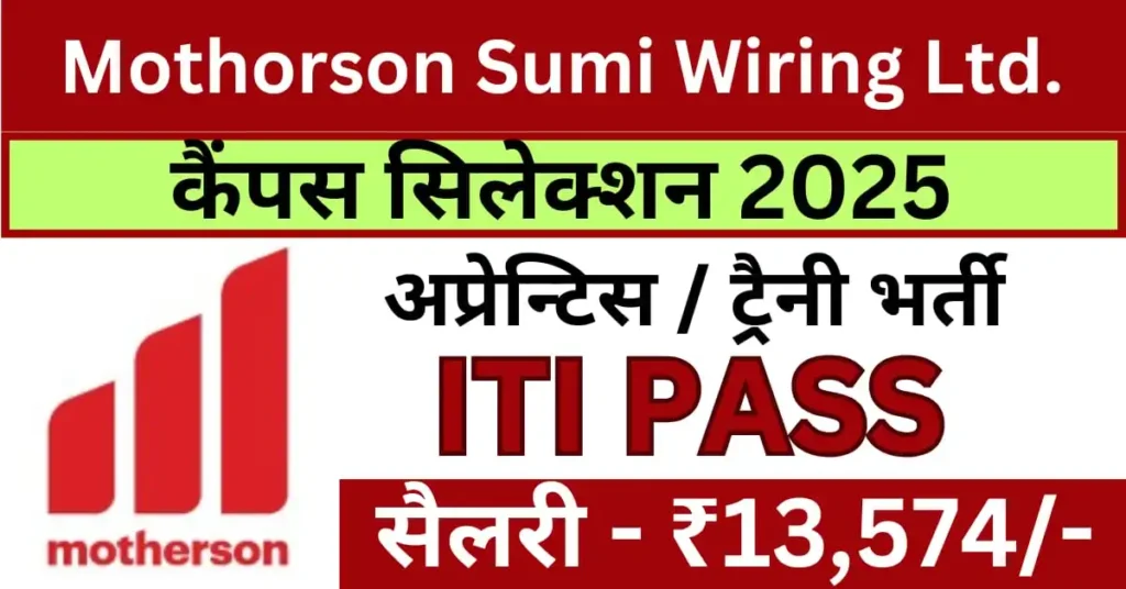 Motherson Sumi Wiring Campus Placement 2025