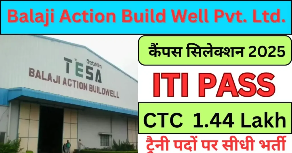 Balaji Action Build Well Campus Placement 2025